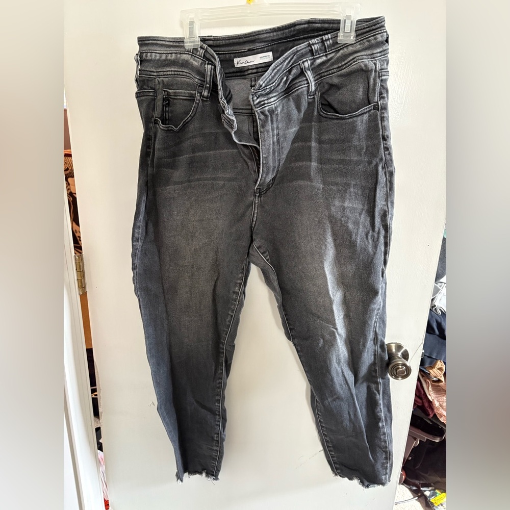 Maurices KanCan skinny high rise black jeans size 18 reg